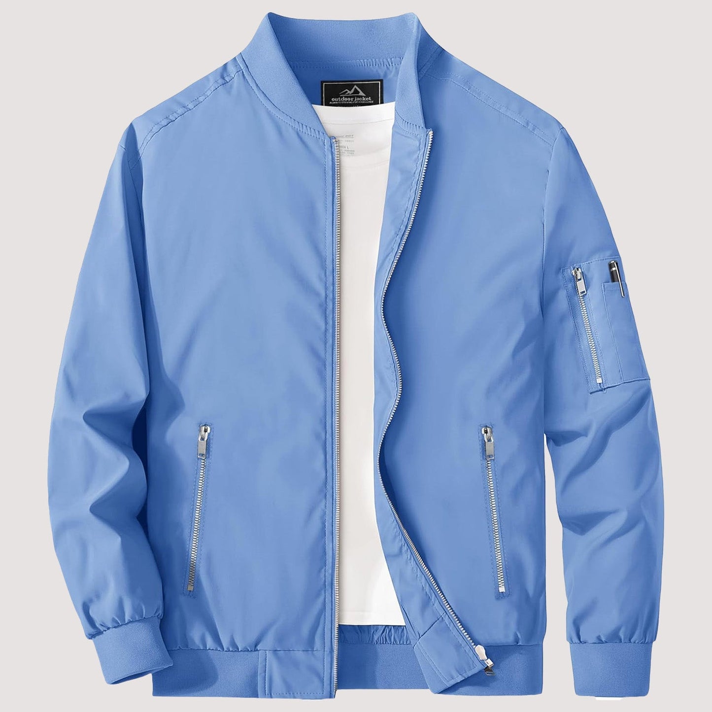 Men's Water Resistant Slim Fit Jacket