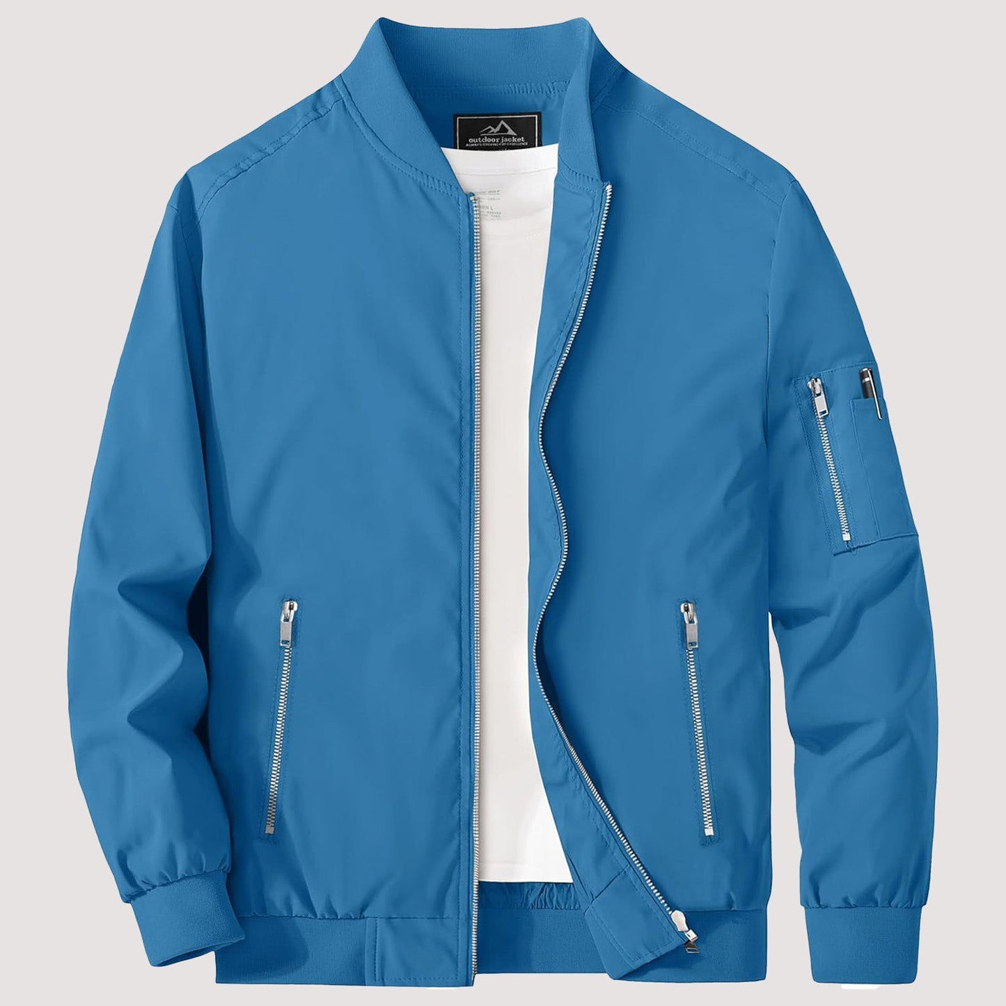 Men's Water Resistant Slim Fit Jacket