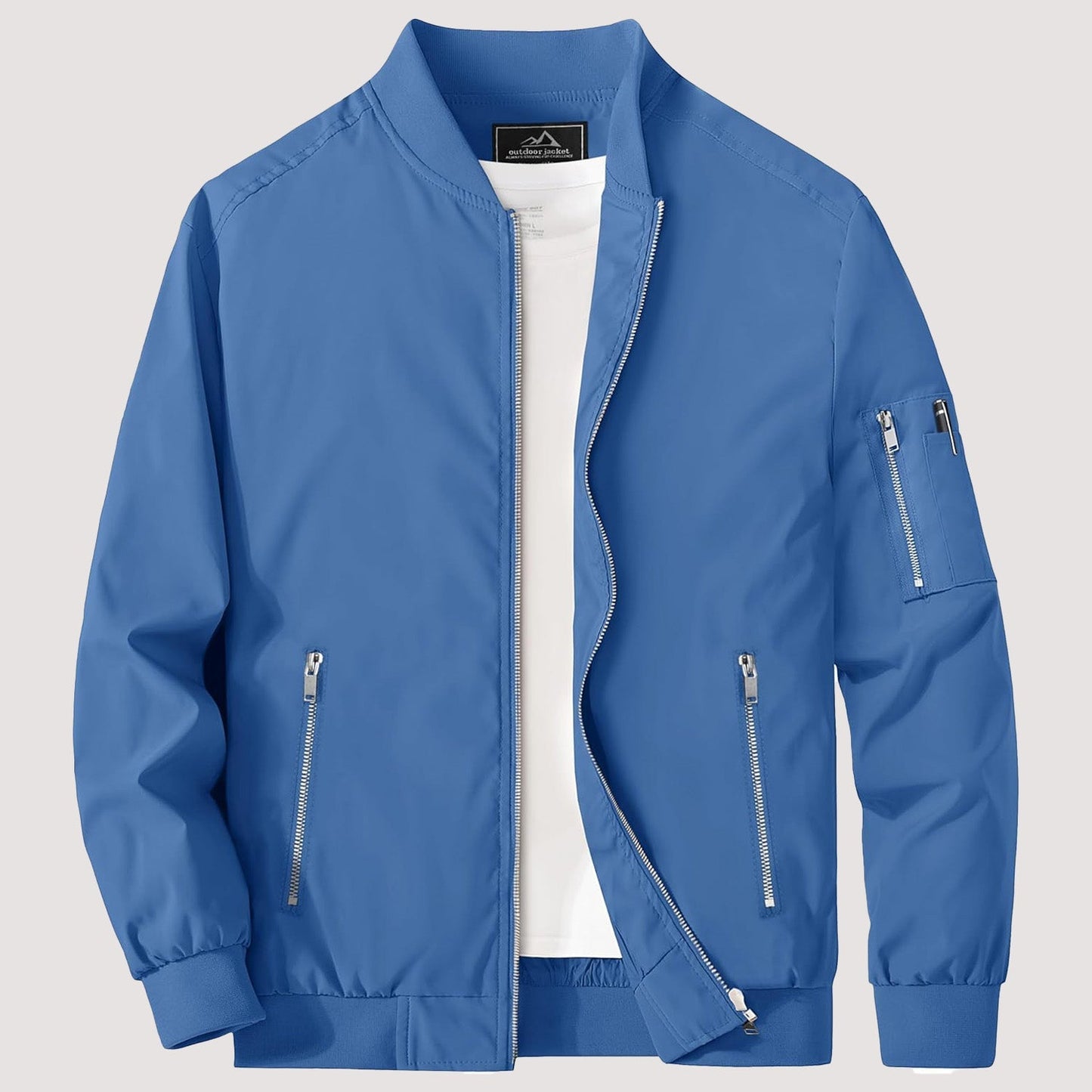 Men's Water Resistant Slim Fit Jacket