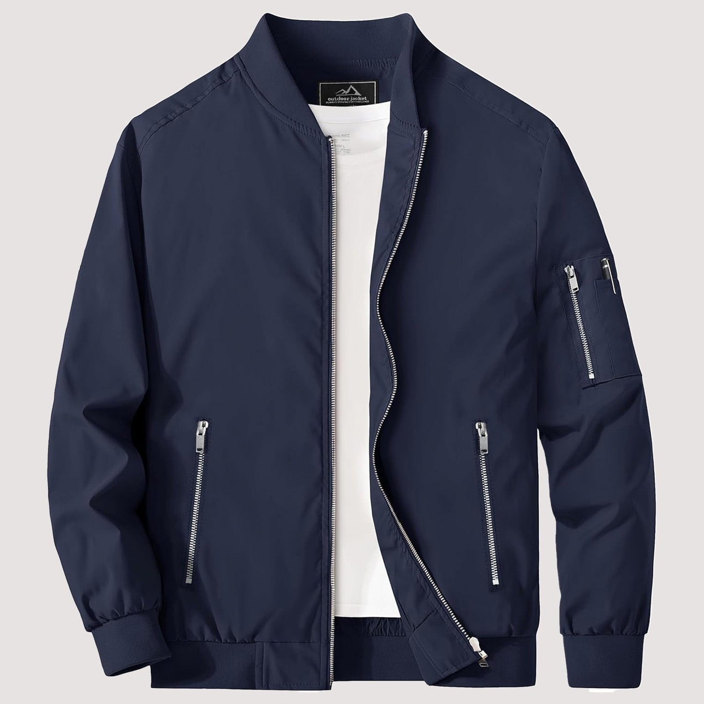 Men's Water Resistant Slim Fit Jacket