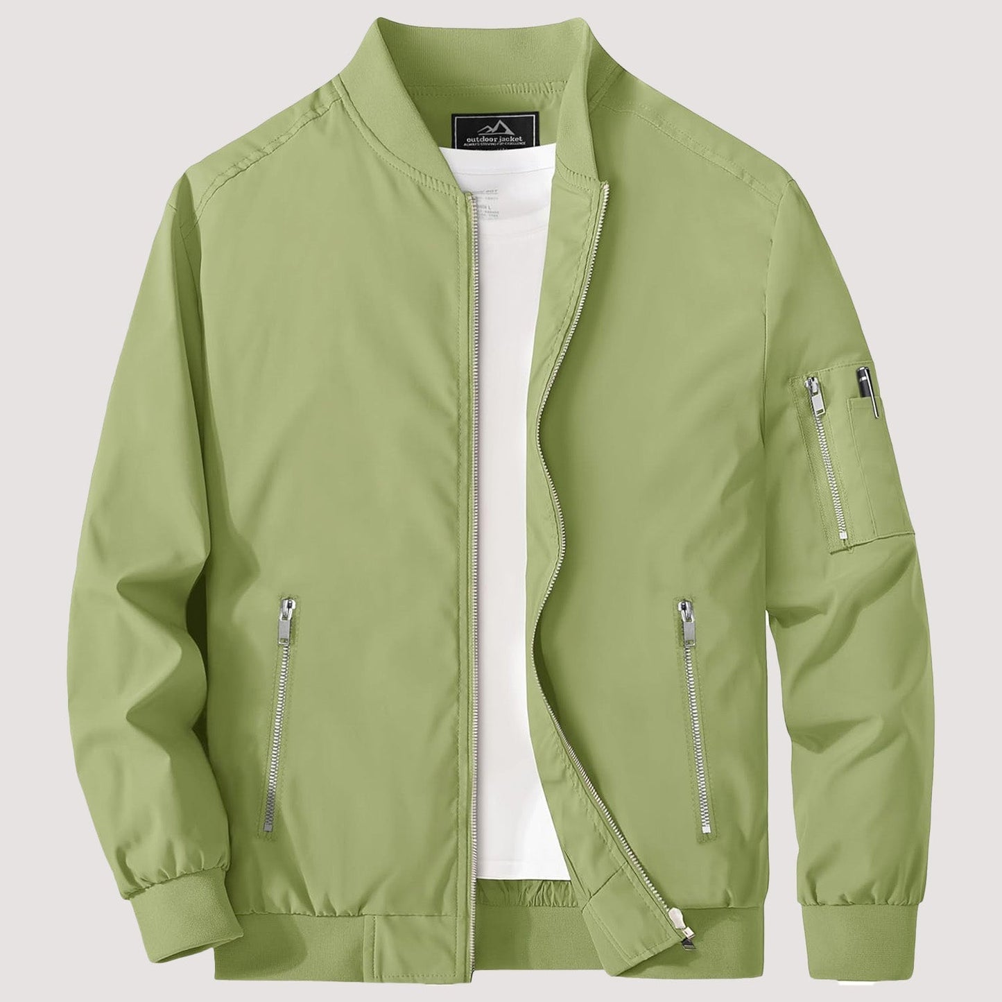 Men's Water Resistant Slim Fit Jacket