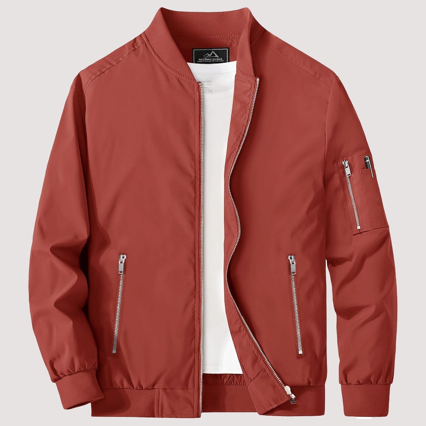 Men's Water Resistant Slim Fit Jacket