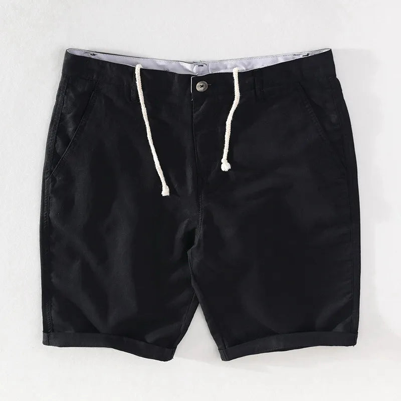 Comfortable Linen Blend Summer Shorts for Men - Pexav