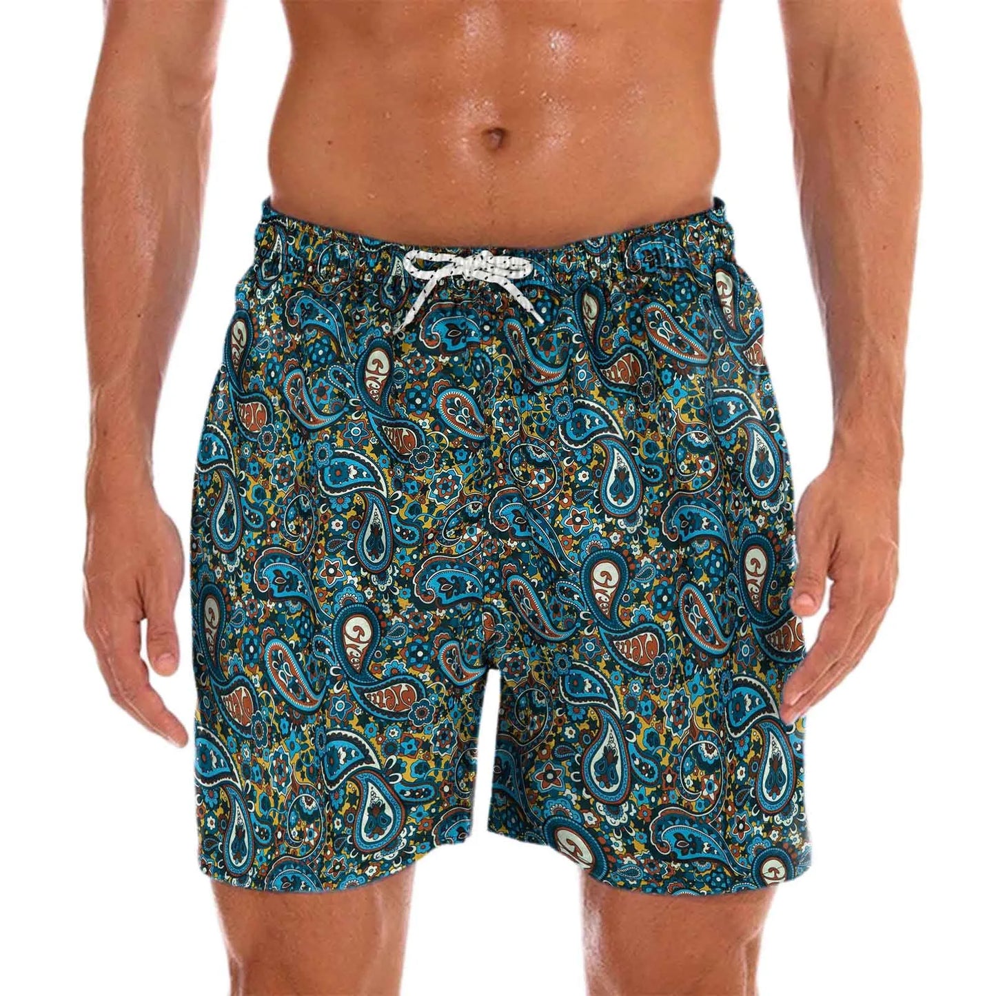 Colorful Men's Beach Shorts – Milo - Pexav