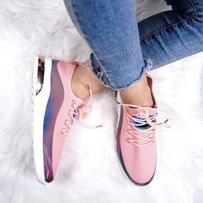 Comfy Women's Walking Shoes, Cushioned Slip-On Sneakers