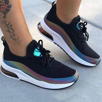 Comfy Women's Walking Shoes, Cushioned Slip-On Sneakers