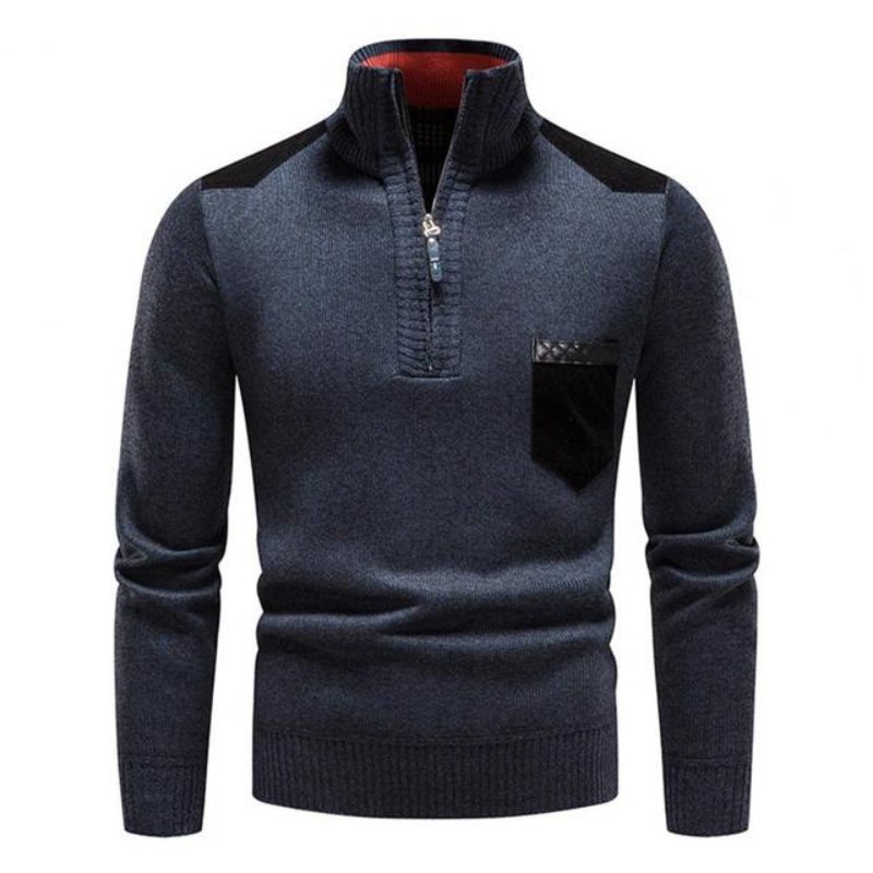 Soft Warm Men's Merino Wool Sweater - Luxicro