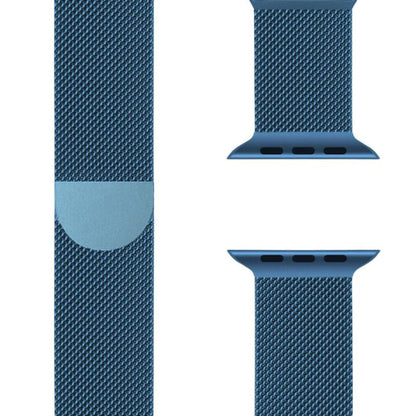 Milanese Apple Watch Band – SteelFlex-1.50" / 1.57" / 1.61"-Blue-Nora Luxe