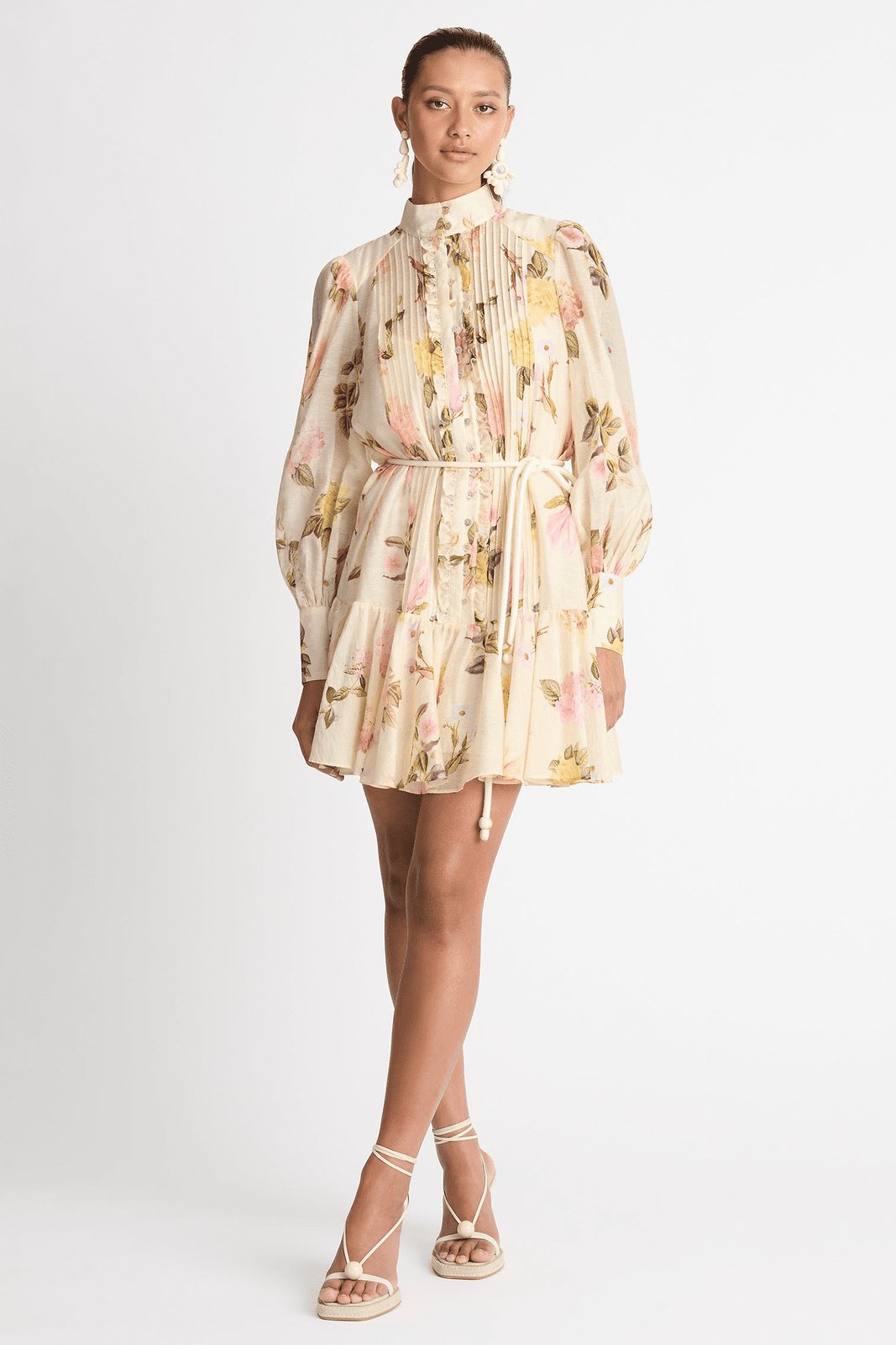Small Lace Trimmed Sundress - Pexav