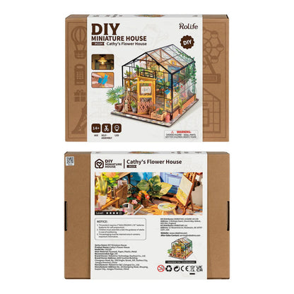 Miniature DIY Garden Shed Construction Kit – BloomHaus-Nora Luxe