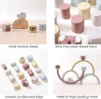 Montessori Wooden Playset – Buildoro-The Livary