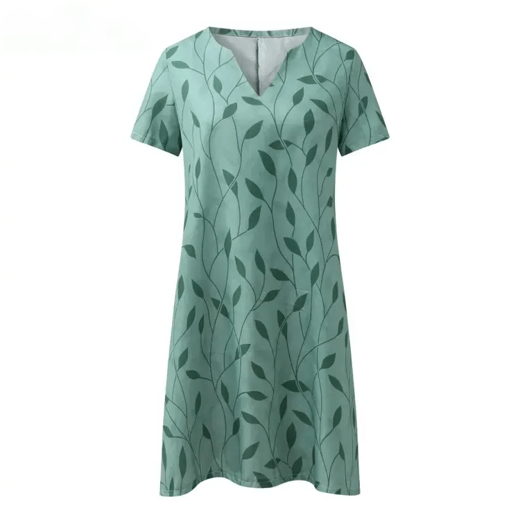 Women's Floral V-Neck Summer Dress