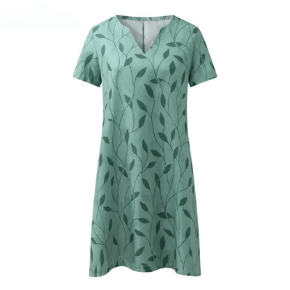 Women's Floral V-Neck Summer Dress