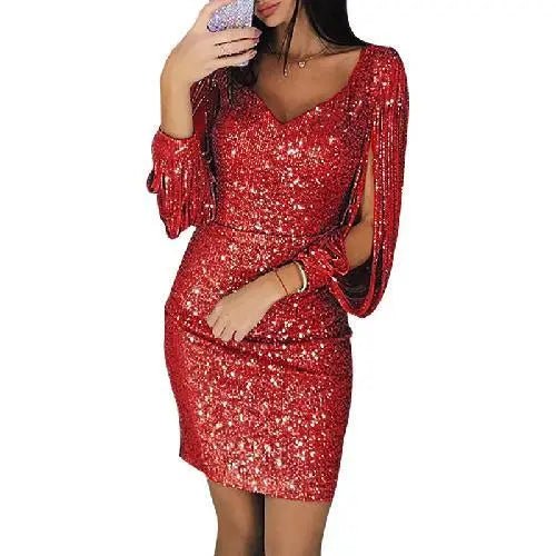 Glittering Night Out Formal Gown - Vossary