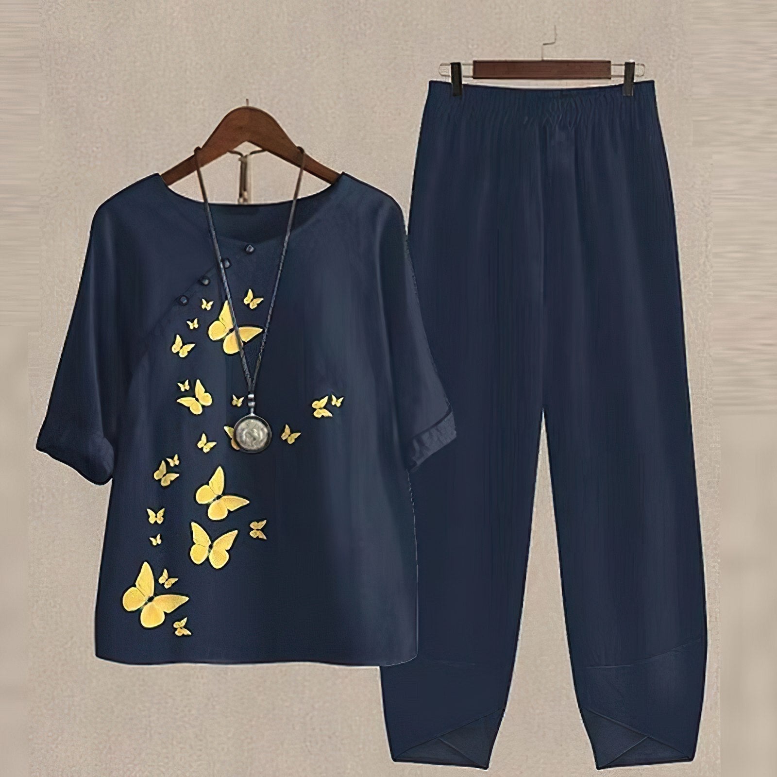 Chic 2-Piece Outfit for Ladies - EasyApparels