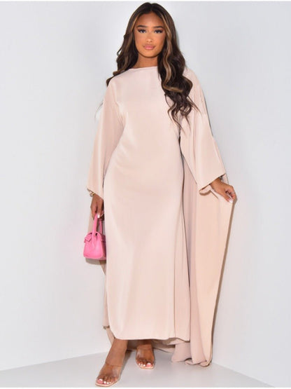 Flowy Long Sleeve Maxi Dress for Women - EasyApparels
