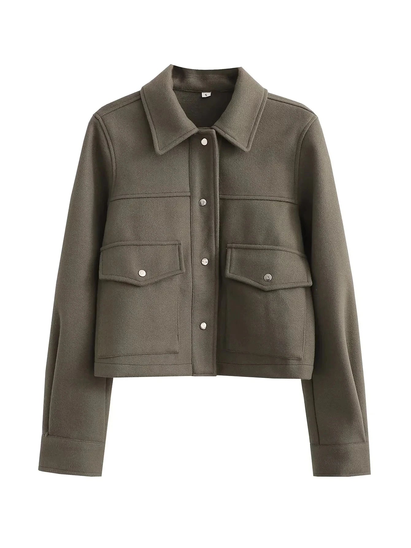 Slim Fit Women's Button Jacket
