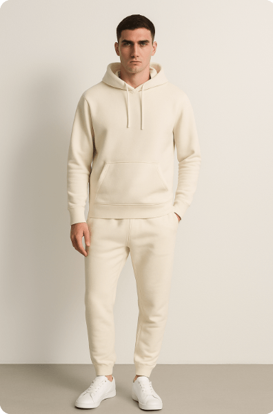Jordan - Comfortable Fleece Tracksuit Set