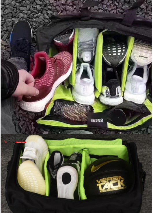 Durable Athletic Shoe and Accessory Duffel Bag
