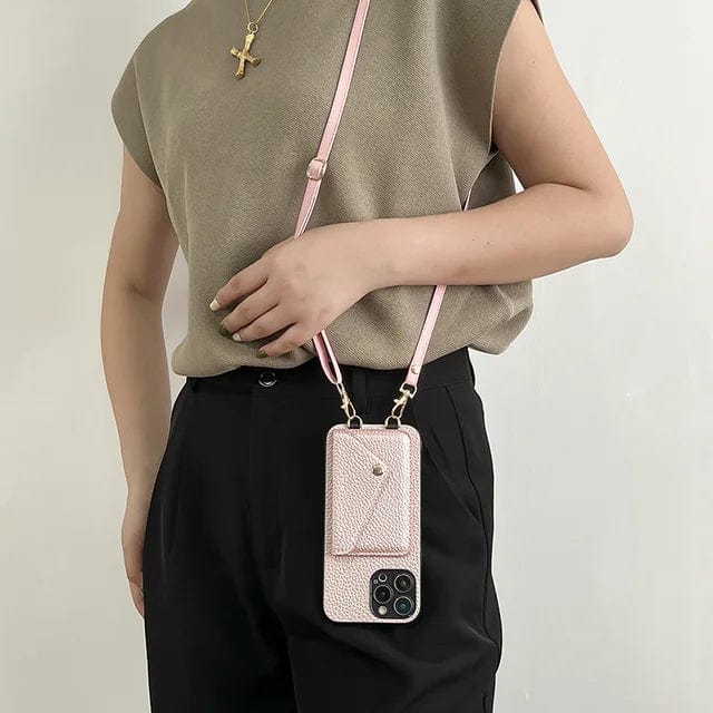 Small Phone Purse with Strap and Card Slot