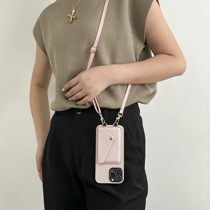 Small Phone Purse with Strap and Card Slot