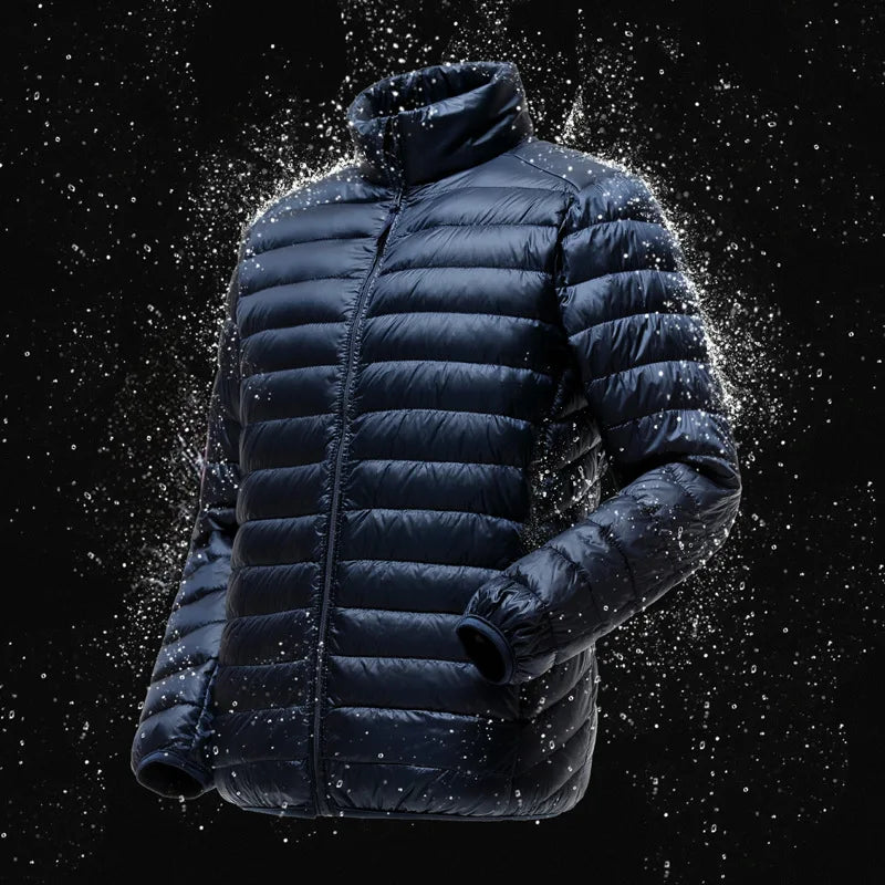 Men's Slim Waterproof Compact Puffer Coat - EasyApparels
