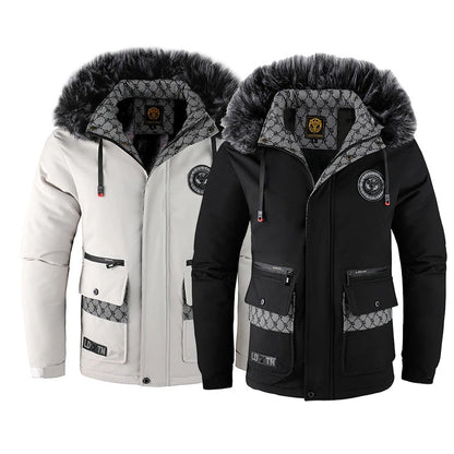 Warm Waterproof Mens Insulated Parka Jacket - EasyApparels