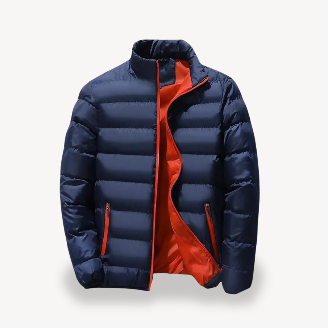 Warm Padded Men's Zip Jacket