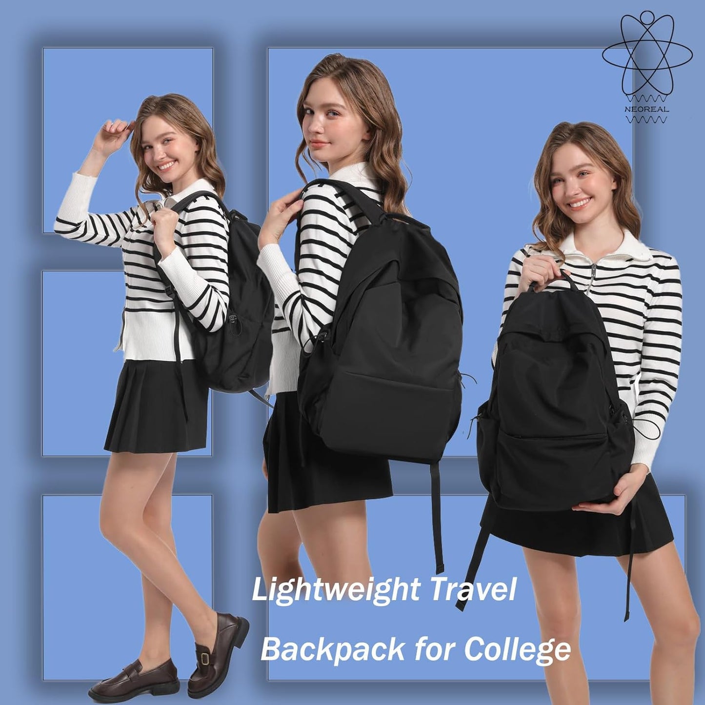Durable Waterproof Laptop & Travel Bag with Multiple Pockets
