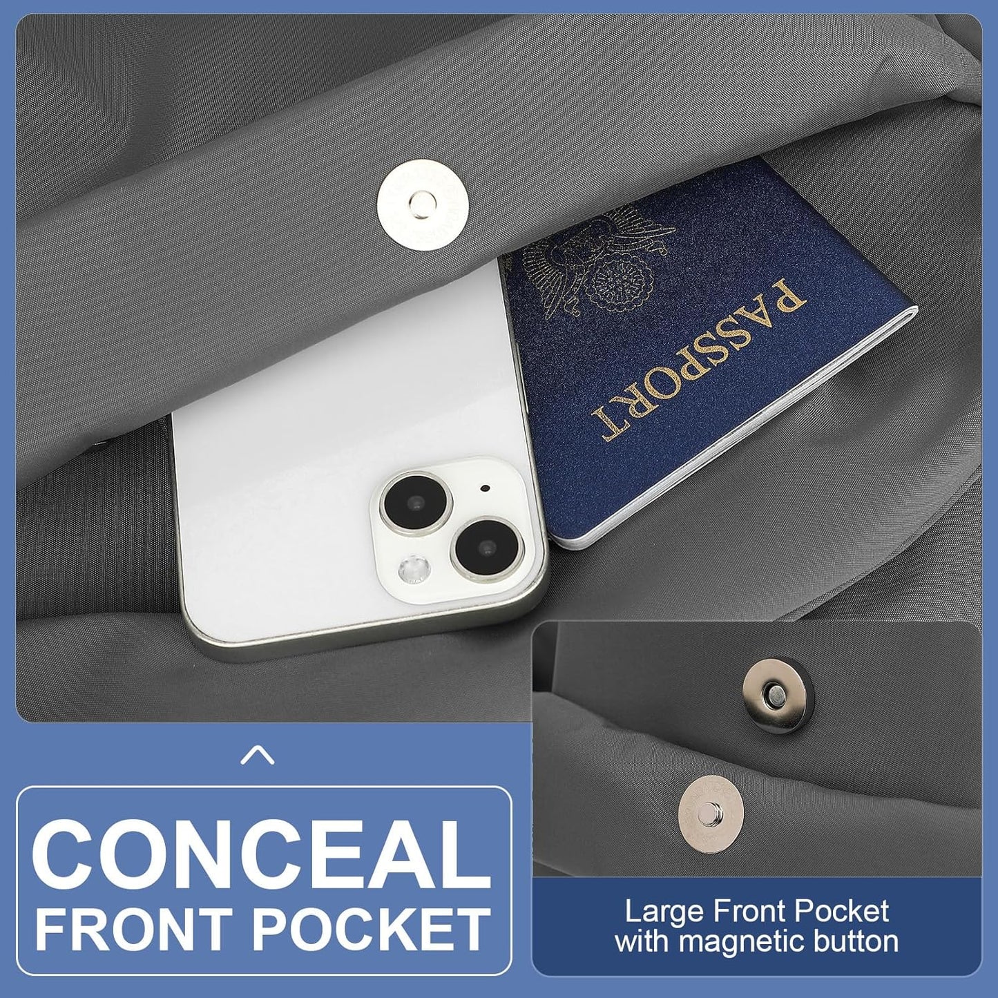 Durable Waterproof Laptop & Travel Bag with Multiple Pockets