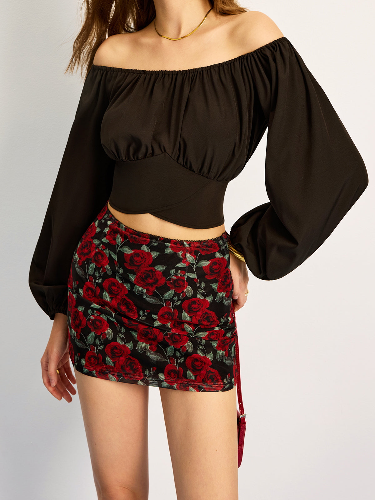 Relaxed Fit Cold Shoulder Top - EasyApparels