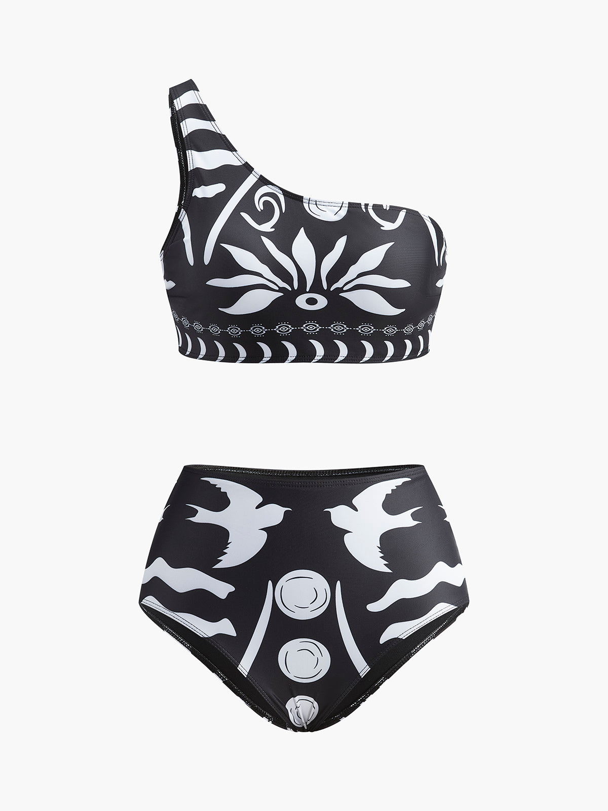 Chic Halter Tribal Swimwear Bikini Set - EasyApparels
