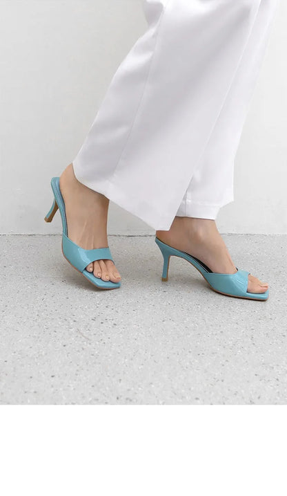 Open back mules for women – Mirella-Camel-5.5-Nora Luxe