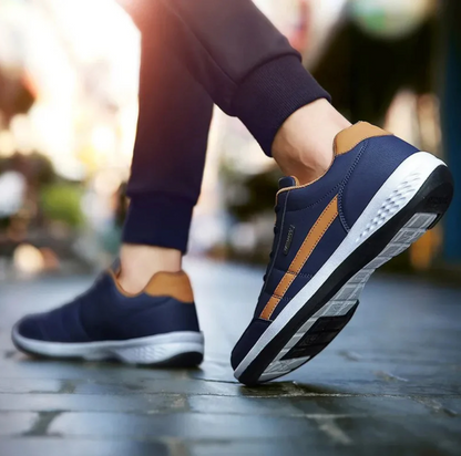 Orthopaedic Men's Sneakers – Luca-Blue-7-The Livary