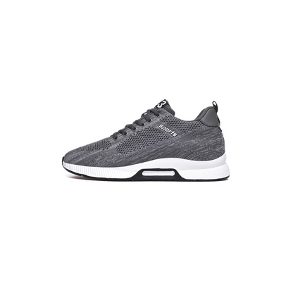 Orthopaedic Wedge Sneakers - Maxim-Gray-6-Nora Luxe