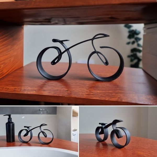 Simple Bike Metal Art Desk Decoration - Luxicro
