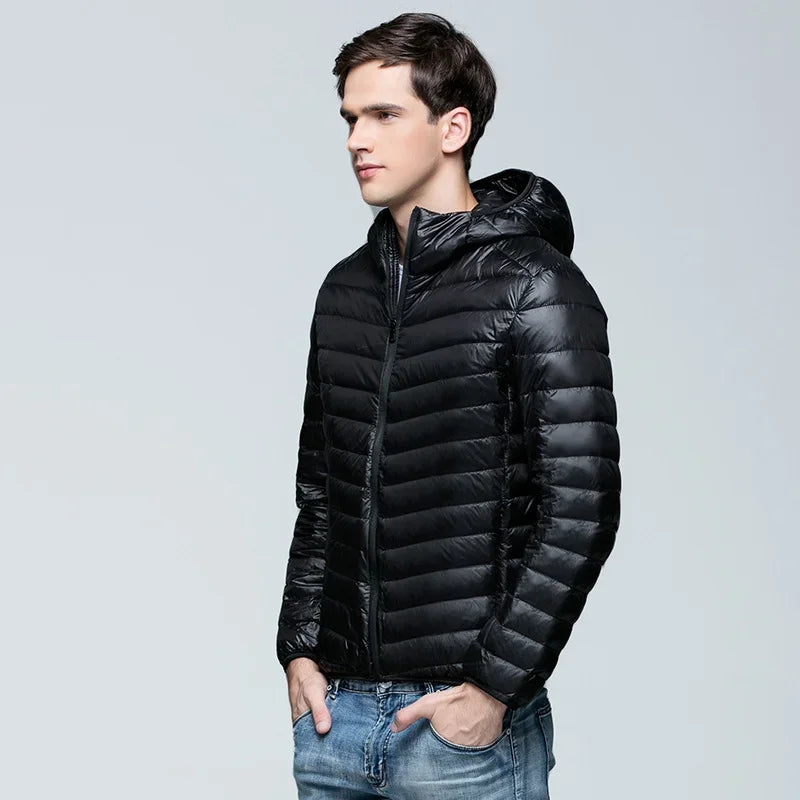 Lightweight Men's Down Puffer Winter Coat - EasyApparels