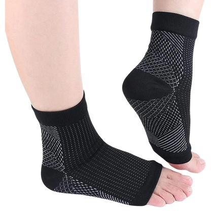 Comfortable Open Toe Compression Socks for Foot Pain Relief