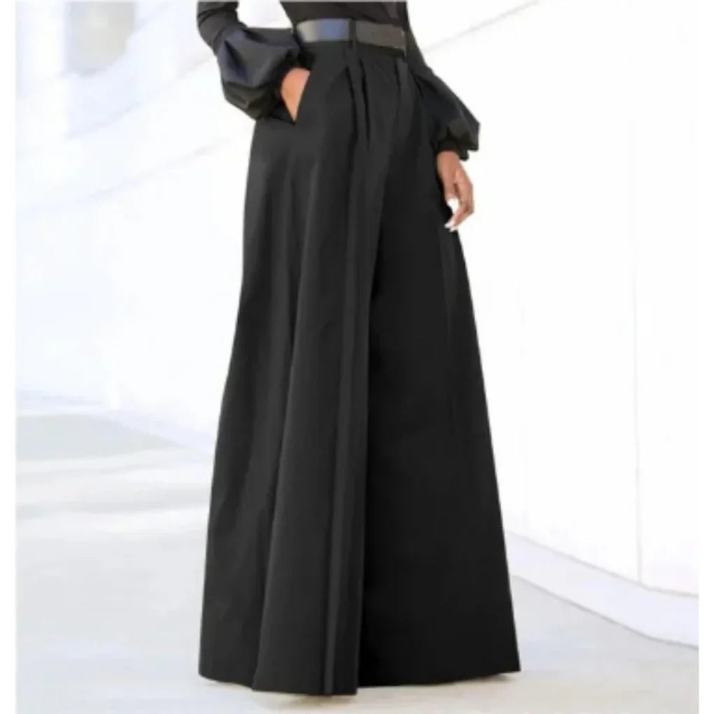 Classic Wide Leg Women's Pants - Simple Chic Style