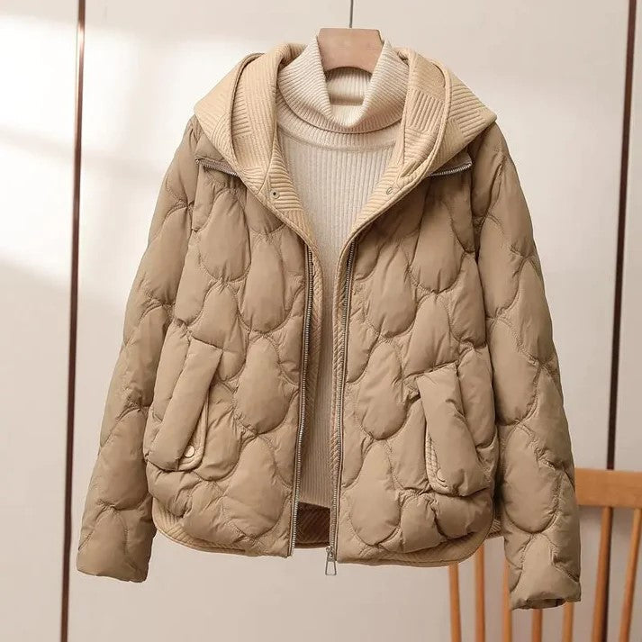 Women's Padded Coat Oversized High Neck Jacket - EasyApparels