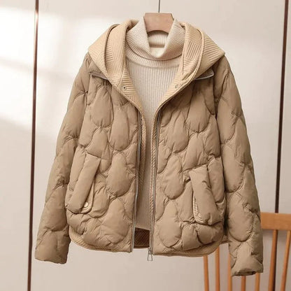 Women's Padded Coat Oversized High Neck Jacket - EasyApparels