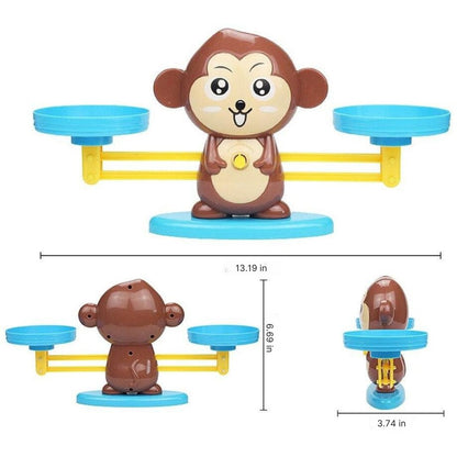 Playful Arithmetic Skills with the Monkey Scale - MonkeyMath-Nora Luxe