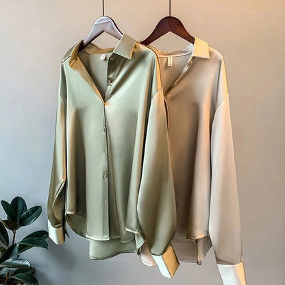 Ladies Silk Formal Top - Vossary