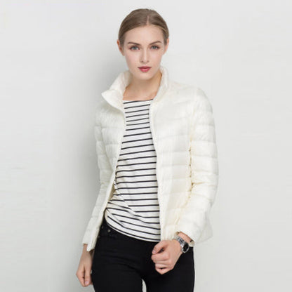 Lightweight Women's Warm Slim Fit Padded Jacket - EasyApparels