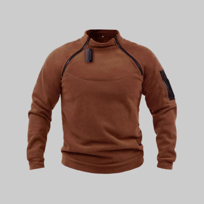 Warm Men's Fleece Jacket for Outdoor Activities