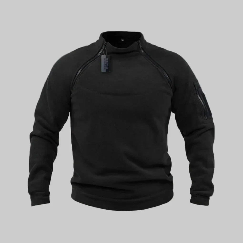 Warm Men's Fleece Jacket for Outdoor Activities