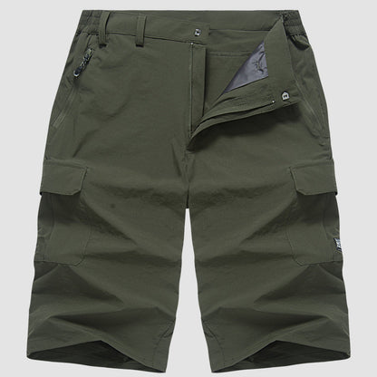 Quick-Drying Cargo Shorts for Men – Rowan-Dark blue-S-The Livary