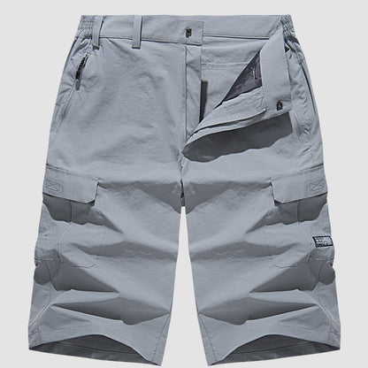 Quick-Drying Cargo Shorts for Men – Rowan-Dark blue-S-The Livary