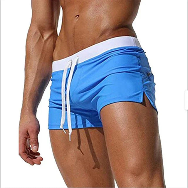 Waterproof Men's Beach Shorts with Pockets - Pexav