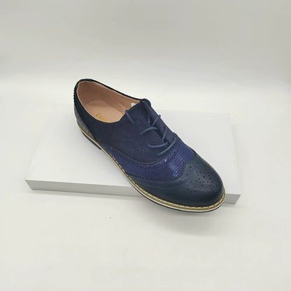 Classic Perforated Leather Lace Ups